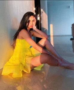 Bethan Mini In Neon Lime