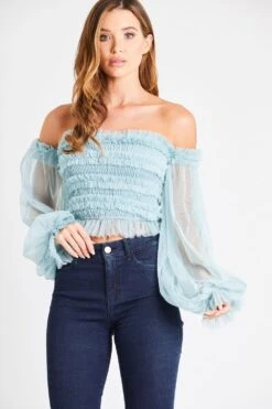 Rolf Top In Teal
