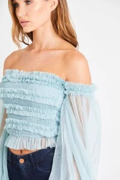 Rolf Top In Teal 12 Rolf Top In Teal -Tulle Clothing 16