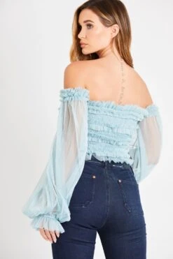 Rolf Top In Teal 13 Rolf Top In Teal -Tulle Clothing 17