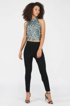 Gui Beaded Top In Teal -Tulle Clothing 17 1
