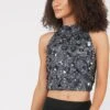 Gui Charcoal Grey Sequin Top -Tulle Clothing 18 1 Copy