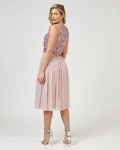 Picasso Pink Sequin Top 23 Picasso Pink Sequin Top -Tulle Clothing 190314LBD KLK 1114