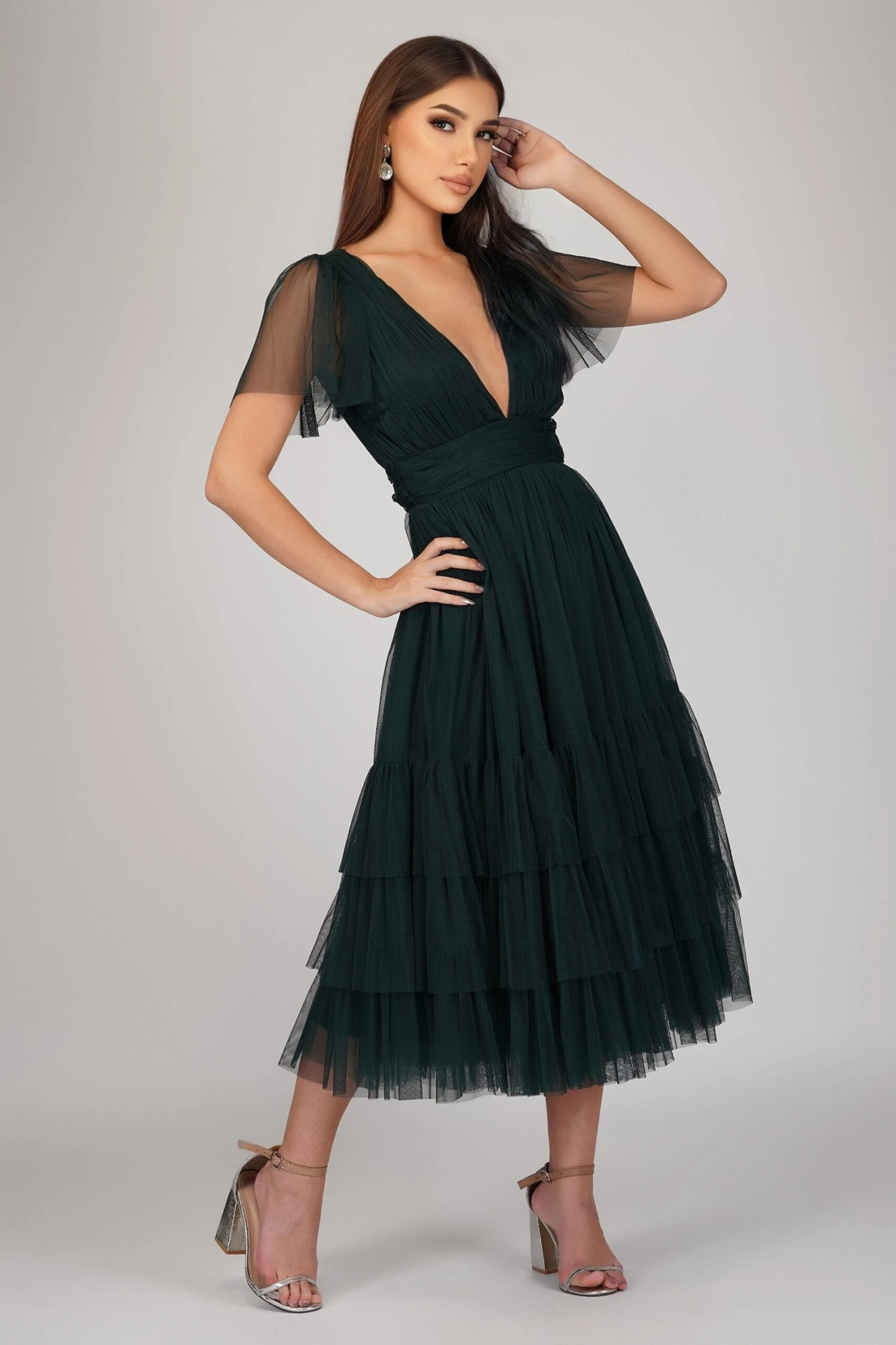 Madison Emerald Green Bridesmaid Dress 6 Madison Emerald Green Bridesmaid Dress - Image 4