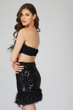 Xara Black Feather Top 11 Xara Black Feather Top -Tulle Clothing 1 18 Copy 717c1e96 3d01 49e3 9cc8 c70cfd614570