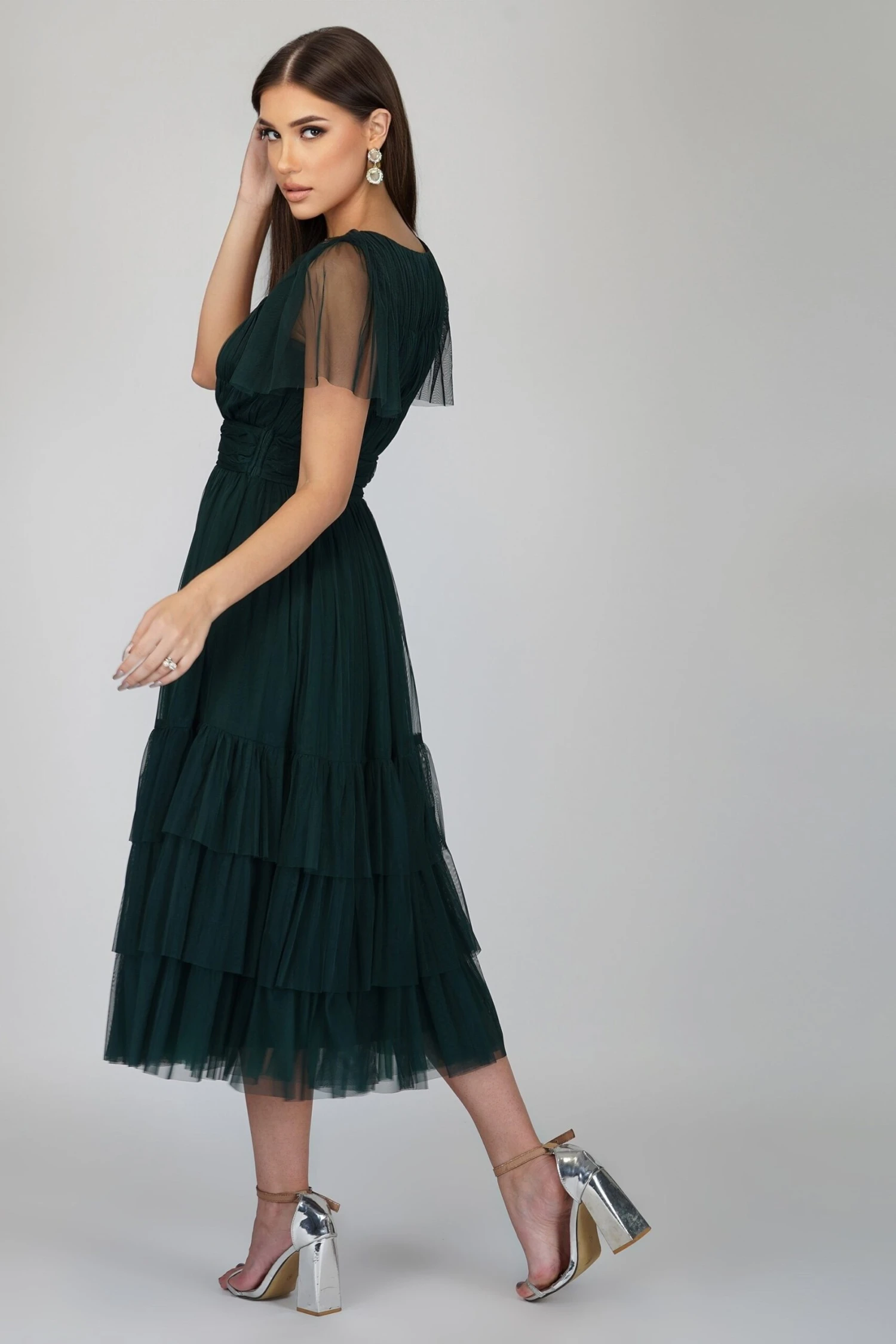 Madison Emerald Green Bridesmaid Dress 4 Madison Emerald Green Bridesmaid Dress - Image 2