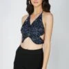 Butterfly Top In Navy Blue -Tulle Clothing 1 4 Copy