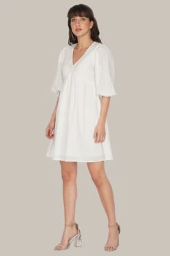 Kora White Cotton Mini Dress -Tulle Clothing 20 7c5ddfd1 5075 4914 a53b d13f863d82cd
