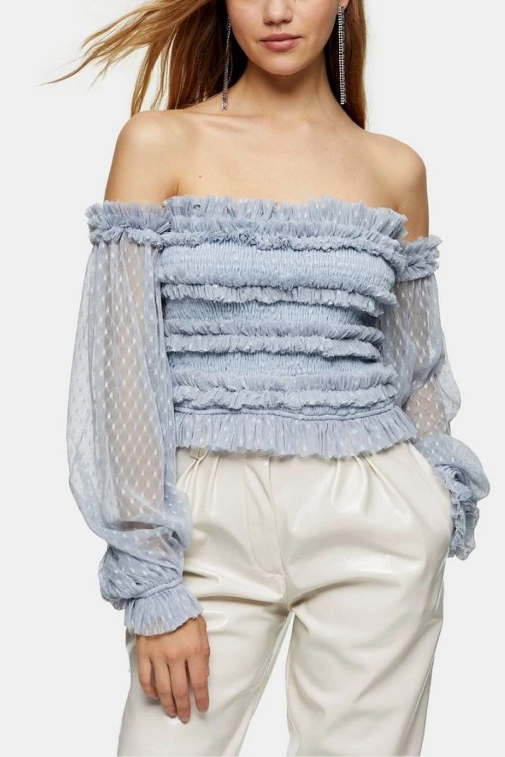 Rolf Top In Blue Polka 3 Rolf Top In Blue Polka