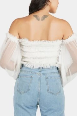 Rolf Top In White 10 Rolf Top In White -Tulle Clothing 2 fe72922b 3247 43a5 a29d 40558ad64f75