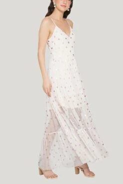 Poppy Mesh Midi Dress In Pink -Tulle Clothing 30 06a8ebd2 a279 4c35 b4cd e6d0ee122c08