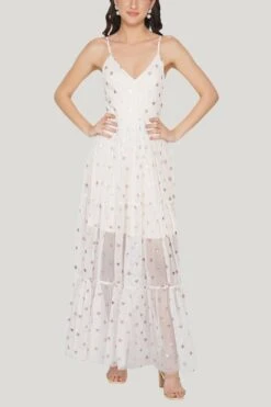 Poppy Mesh Midi Dress In Pink -Tulle Clothing 31 24db6210 02a8 4e2a 9fa2 53e274f89592