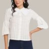 Jerri Cotton Broderie Shirt In White 2 Jerri Cotton Broderie Shirt In White -Tulle Clothing 37 4bfb69f5 3cb1 4131 a50d ecc242771fc6