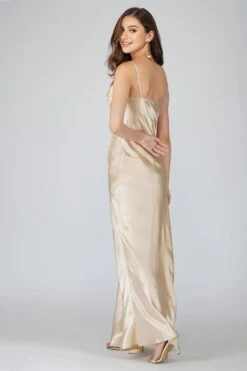 Sienna Champagne Bridesmaid Dress -Tulle Clothing 3 26 Copy