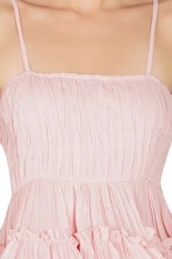 Bethan Cotton Mini In Pink -Tulle Clothing 48