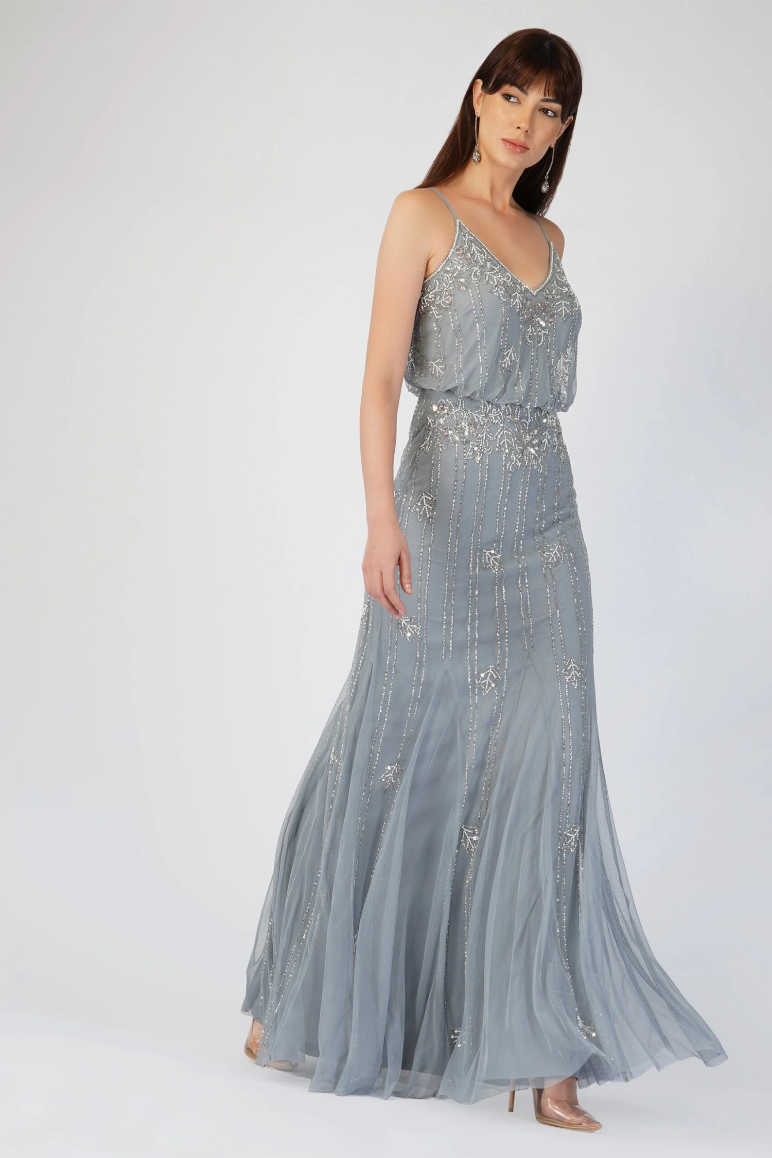 Keeva Blue Grey Bridesmaid Dress 7 Keeva Blue Grey Bridesmaid Dress - Image 5
