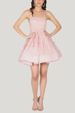 Bethan Cotton Mini In Pink -Tulle Clothing 53