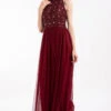 Gui Burgundy Bridesmaid Dress -Tulle Clothing 5 4 Copy