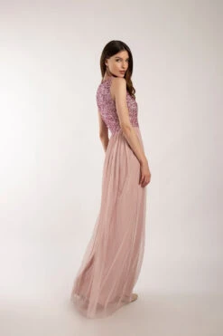 Picasso V Embellished Pink Bridesmaid Dress -Tulle Clothing 5 5 Copy