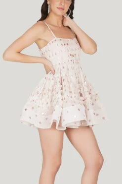 Bethan Tulle Mini In Pink Card Print 9 Bethan Tulle Mini In Pink Card Print -Tulle Clothing 67