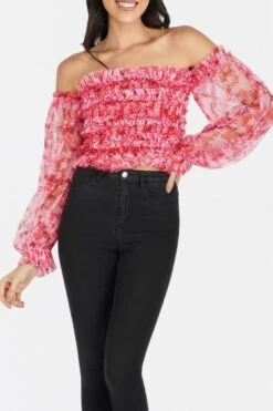 Rolf Top In Red Print -Tulle Clothing 6 11e4e84c 2292 4513 ba34 ef93df3178d3