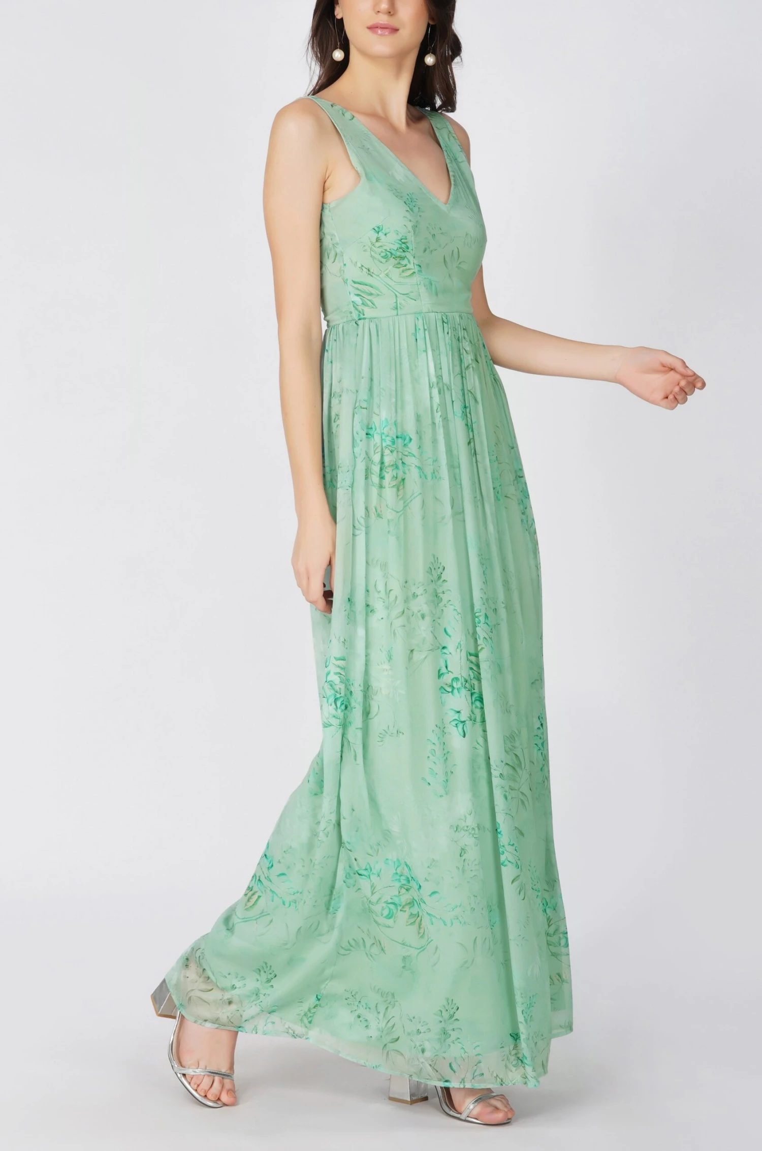 Ayden Green Printed Maxi Dress 3 Ayden Green Printed Maxi Dress - Image 2