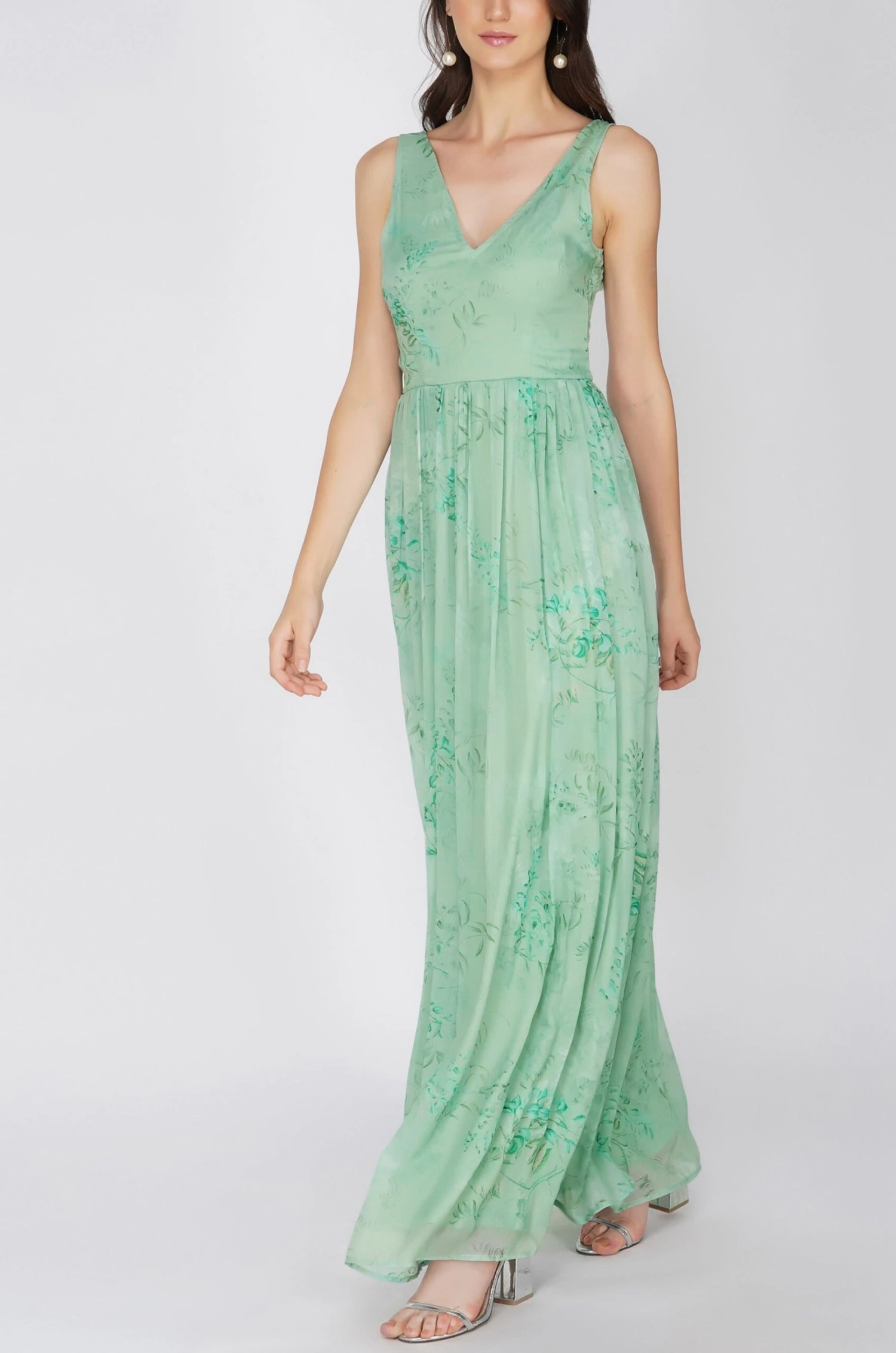 Ayden Green Printed Maxi Dress 4 Ayden Green Printed Maxi Dress - Image 3
