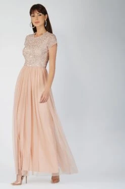 Picasso Short Sleeve Blush Pink Bridesmaid Dress -Tulle Clothing 7 4 74dabb7c 81b6 47c5 b379 c902fb2cc9a3