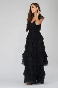 Alexandra Black Tulle Maxi Dress -Tulle Clothing ALexandraBlack 4