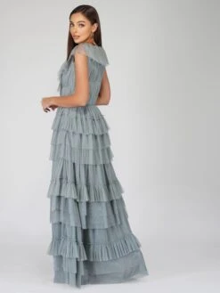 Alexandra Blue Tulle Maxi Dress 11 Alexandra Blue Tulle Maxi Dress -Tulle Clothing Alexandrablue 1 Copy