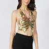 Butterfly Top In Gold -Tulle Clothing ButterflyTopGold 2