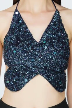 Butterfly Top In Navy Blue -Tulle Clothing Butterflytop 18