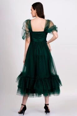 Jayne Emerald Green Tulle Midi Dress 11 Jayne Emerald Green Tulle Midi Dress -Tulle Clothing DSC2772