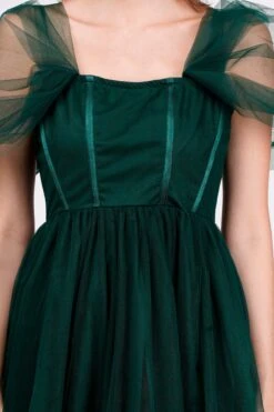 Jayne Emerald Green Tulle Midi Dress 13 Jayne Emerald Green Tulle Midi Dress -Tulle Clothing DSC2775