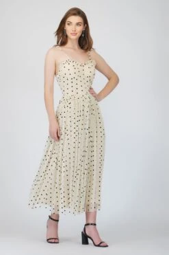 Dane Polka Dot Corset Midi Dress 7 Dane Polka Dot Corset Midi Dress -Tulle Clothing DanePolka 3