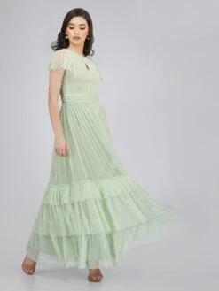Diva Sage Green Tulle Bridesmaid Dress -Tulle Clothing DivaDressSage 2