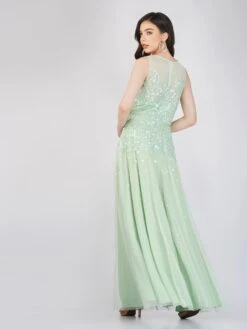 Lilith Floral Embellished Maxi Dress In Mint 9 Lilith Floral Embellished Maxi Dress In Mint -Tulle Clothing FairyTaleDresses 26