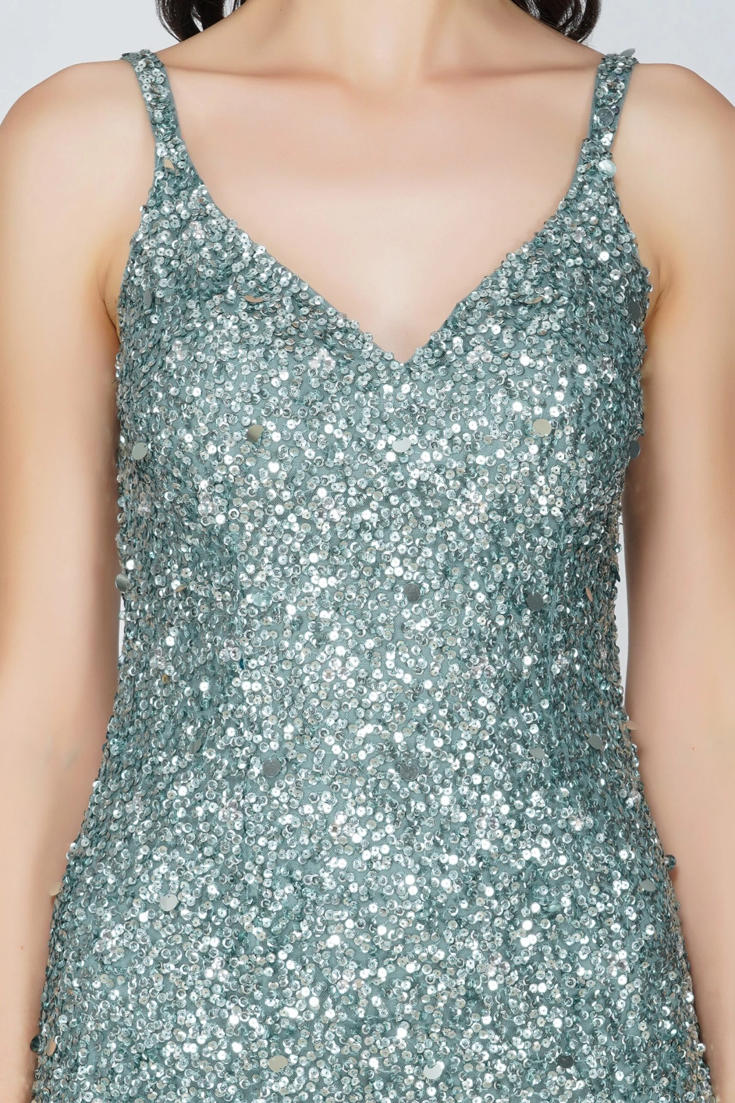 Greyson Teal Sequin Mini Dress 7 Greyson Teal Sequin Mini Dress - Image 5