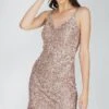 Greyson Mink Sequin Mini Dress -Tulle Clothing Greyson 15