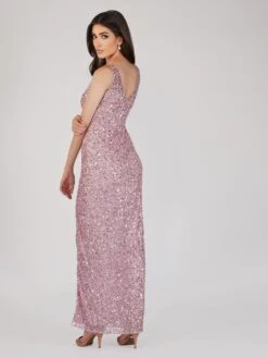 Greyson Pink Sequin Maxi Dress 9 Greyson Pink Sequin Maxi Dress -Tulle Clothing Greyson 8