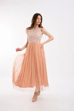 Hazel Blush Pink Bridesmaid Dress -Tulle Clothing HAZELMIDXI 2