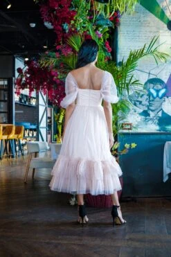 Jayne Nude Tulle Midi Dress -Tulle Clothing JayneNude 1