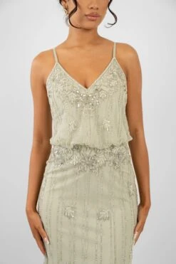 Keeva Pale Aqua Bridesmaid Dress -Tulle Clothing KeevaMaxiSagePaleAqua 2