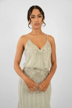 Keeva Pale Aqua Bridesmaid Dress -Tulle Clothing KeevaMaxiSagePaleAqua 3