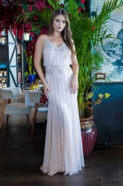 Keeva Nude Blush Bridesmaid Dress -Tulle Clothing KeevaNude 2