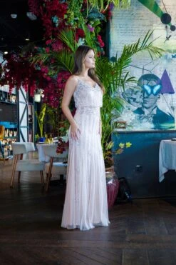 Keeva Nude Blush Bridesmaid Dress -Tulle Clothing KeevaNude 3