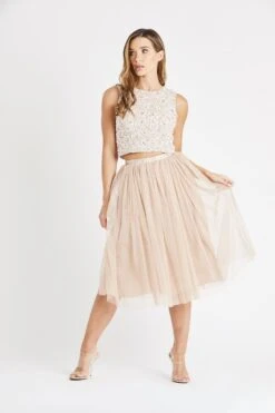 Picasso Nude Embellished Sequin Top -Tulle Clothing LNB1003NDE 1 d3d5c5eb be7f 4485 8553 528e74cf6076