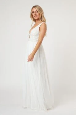 Myla Pearl Beaded Wedding Dress -Tulle Clothing LaceandBeads1261