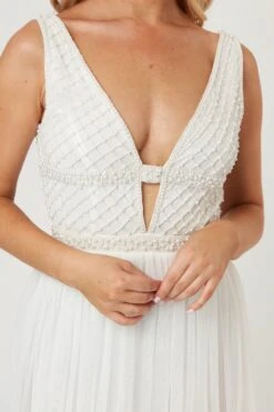 Myla Pearl Beaded Wedding Dress -Tulle Clothing LaceandBeads1288