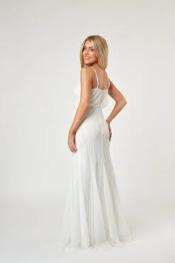 Keeva Wedding Dress In White -Tulle Clothing LaceandBeads611